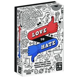 Chronicle Books Love to Hate Game Multicolored