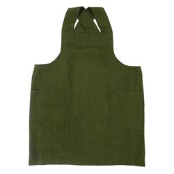 KAF Home Olive Linen Apron