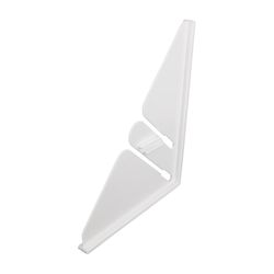 Danco White Plastic Shower Guard