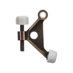 Ace 2-5/8 in. W Metal Antique Gold Hinge Pin Door Stop Mounts to door and wall 0 in.