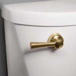 Korky Tank Lever Gold Brushed Plastic For Universal