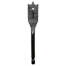 Century Drill & Tool Lazer Spade 3/4 in. X 4 in. L High Speed Steel Spade Bit Hex Shank 1 pc