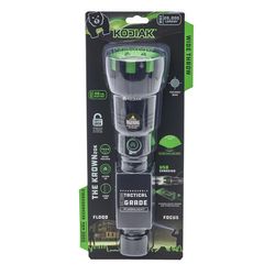 Kodiak 20000 lm Black LED Rechargeable Flashlight