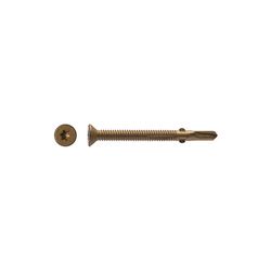 Big Timber No. 14 Sizes X 3-1/4 in. L Star Bronze Deep Wood Screws 32 pk