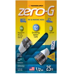 Teknor Apex Zero-G 1/2 in. D X 25 ft. L Heavy Duty RV/Marine Hose