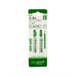 Exchange-A-Blade 4 in. High Carbon Steel T-Shank Jig Saw Blade 5/6 TPI 2 pc