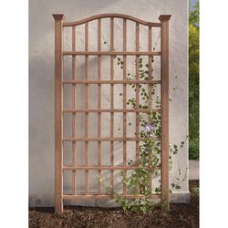 Vita Concord 96 in. H Brown PVC Garden Trellis