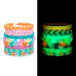 Rainbow Loom Treasure Box Glow in the Dark Bracelet Making Kit Multicolored