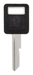 HILLMAN Traditional Key Automotive Key Blank Single For GM Black/Silver