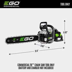 EGO Commercial CSX5000 20 in. 56 V Battery Chainsaw Tool Only 0.32 in.