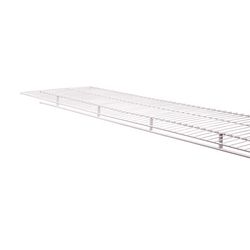 Rubbermaid 1.9 in. H X 12 in. W X 96 in. L Steel Linen Shelf
