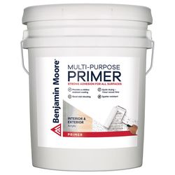 Benjamin Moore White Flat Water-Based Acrylic Primer 5 gal