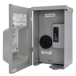 Connecticut Electric 30 amps 120/240 V 1 space 30 amps Power Outlet Box