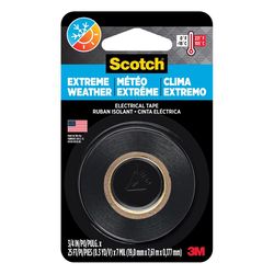 Scotch 0.75 in. W X 25 ft. L Black Vinyl Electrical Tape