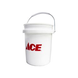 Ace White 0.5 qt Plastic Mini Bucket