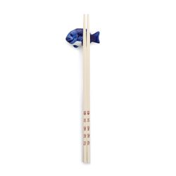 Helen’s Asian Kitchen Blue/White Ceramic Chopstick Rest