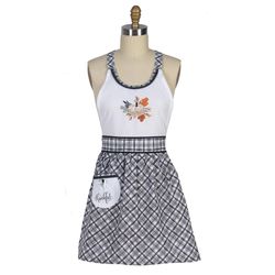 Kay Dee 1 pocket Black/White Cotton Harvest Delight Apron