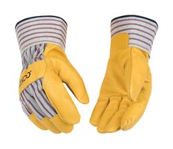 Kinco Men's Indoor/Outdoor Palm Gloves Yellow M 1 pair