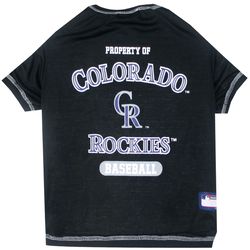 Pets First Team Colors Colorado Rockies Dog T-Shirt Large