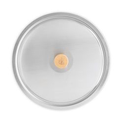 Nordic Ware Silicone/Steel Lid 13 in. Silver