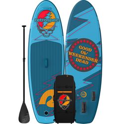 Retrospec GD Weekender Nano PVC Inflatable Grateful Dead Paddle Board Kit 5 in. H X 8 in. W X 29 in.