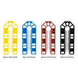 Shark Shim 1.7 in. W X 4 in. L Hard Plastic Shims 60 pk
