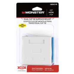 Monster Just Hook It Up Surface Mount Housing CAT 5E