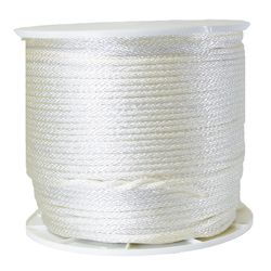 Koch Industries 1/4 in. D X 1000 ft. L White Solid Braided Nylon Rope