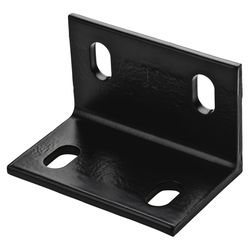 National Hardware 3 in. H x 4.6 in. W x 0.25 in. D Black Structural Steel Wide Corner Brace
