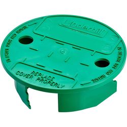 Underhill VersaLid 6 in. W X 1 in. H Round Valve Box Cover Green