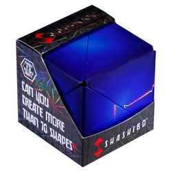 Shashibo Holographic Series Vapor Magnetic Puzzle Cube Blue 12 pc