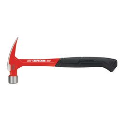 CRAFTSMAN 20 oz Smooth Face Claw Hammer 7.75 in. Steel Handle