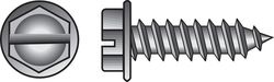 HILLMAN No. 10 Ga. X 3/4 in. L Slotted Hex Washer Head Sheet Metal Screws 100 pk