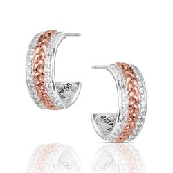 Montana Silversmiths Women's High Prairie Hoop Earrings