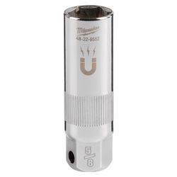 Milwaukee 5/8 in. X 3/8 in. drive SAE 6 Point Spark Plug Socket 1 pc