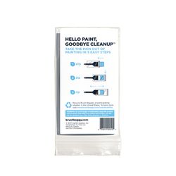 BrushBaggy 2.75 in. W X 6.75 in. L Clear Polypropylene Paint Brush Baggy