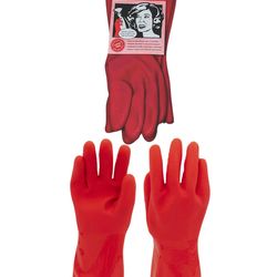 Star Kitchen and Home Vinyl Cleaning Gloves L Red 1 pk