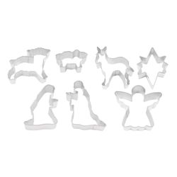 R&M International Corp Silver Steel Cookie Cutter Set
