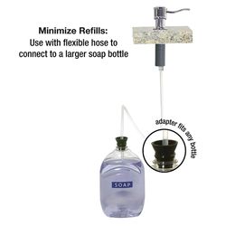Danco Brushed Nickel Brushed Nickel Plastic Lotion/Soap Dispenser