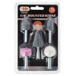 JMK Illinois Industrial Tool Assorted in. D X 1/4 in. Mini Grinder Accessory Kit 5 pc