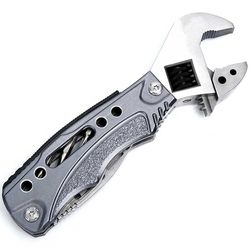Mad Man Crescent Wrench and Driver Tool Stainless Steel 1 pk