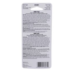 Oatey Safe-Flo 1 oz Lead-Free Plumbing Wire Solder Silver Bearing 50/50 1 pc