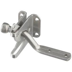National Hardware 3.5 in. H X 6.5 in. W Stainless Steel Automatic Gate Latch