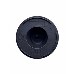 Algreen 20.5 in. H X 12 in. D Resin Planter Black
