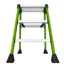 Little Giant Sure Step 25.98 in. H X 11.8 in. W X 8 in. D 375 lb. cap. 3 step Resin Step Stool