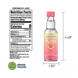 SodaStream Bubly Drops Bellini Bliss Fruit Drops 1.36 oz 1 pk