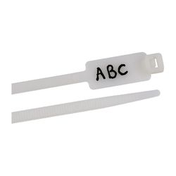 Gardner Bender 8 in. L White Cable Tie 25 pk