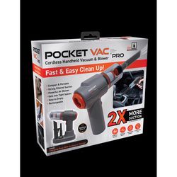 Pocket Vac Pro Bagged Cordless HEPA Filter Hand Vacuum