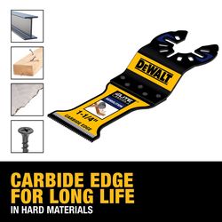 DEWALT Elite Series Carbide Demolition Oscillating Blade Set 3 pc