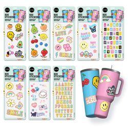 H20 Flask Sticker Sheets Multicolored